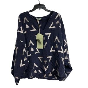 New Aether Concept‎ 100% Lyocell Greek Origin Printed Blouse